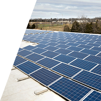 solar panels provide clean energy